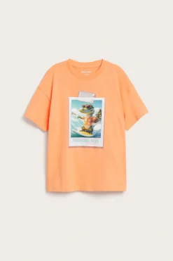 T-shirt z nadrukiem krokodyli
