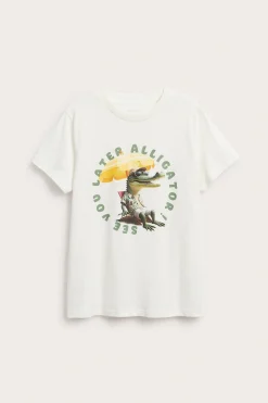 T-shirt z nadrukiem, z trykotu bawełnianego