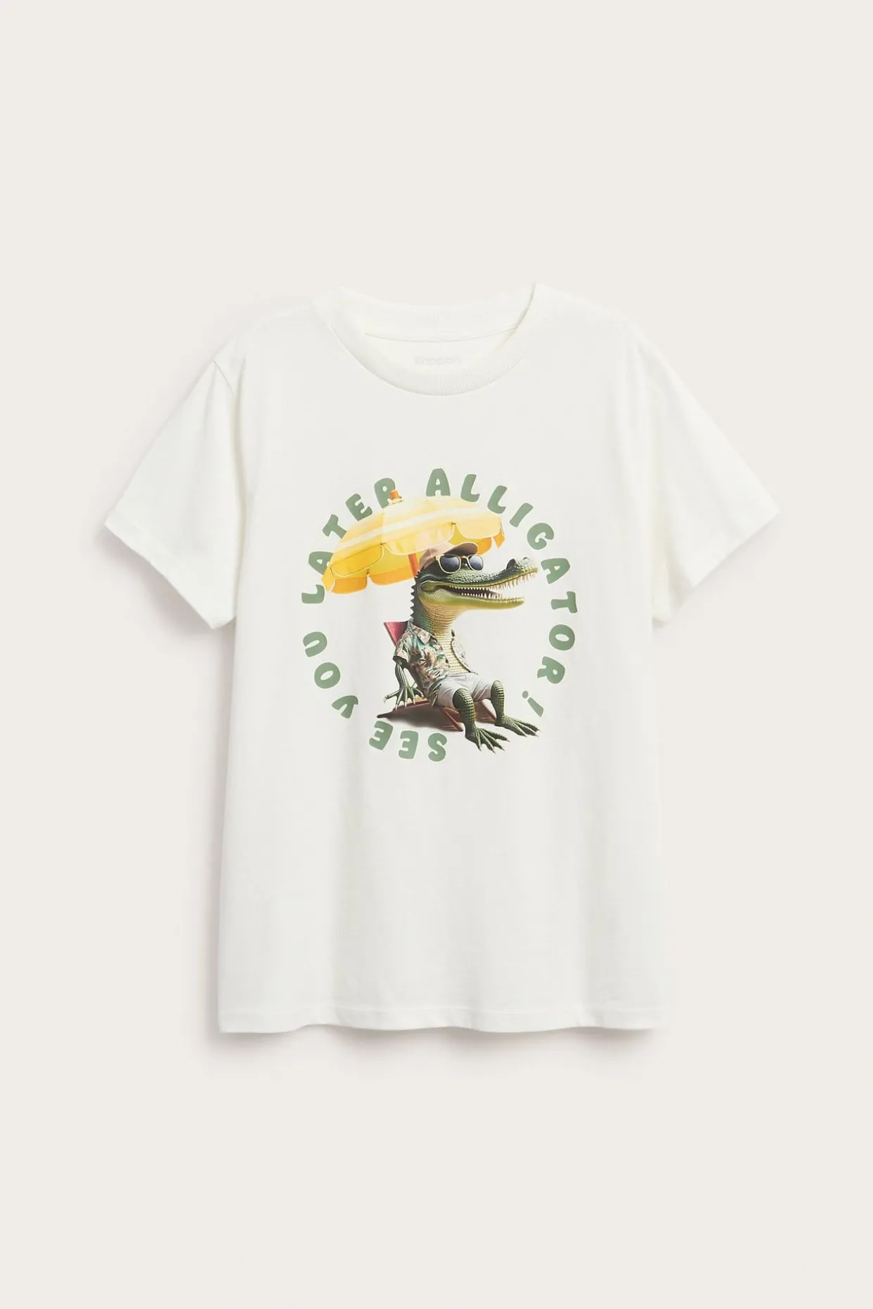 T-shirt z nadrukiem, z trykotu bawełnianego
