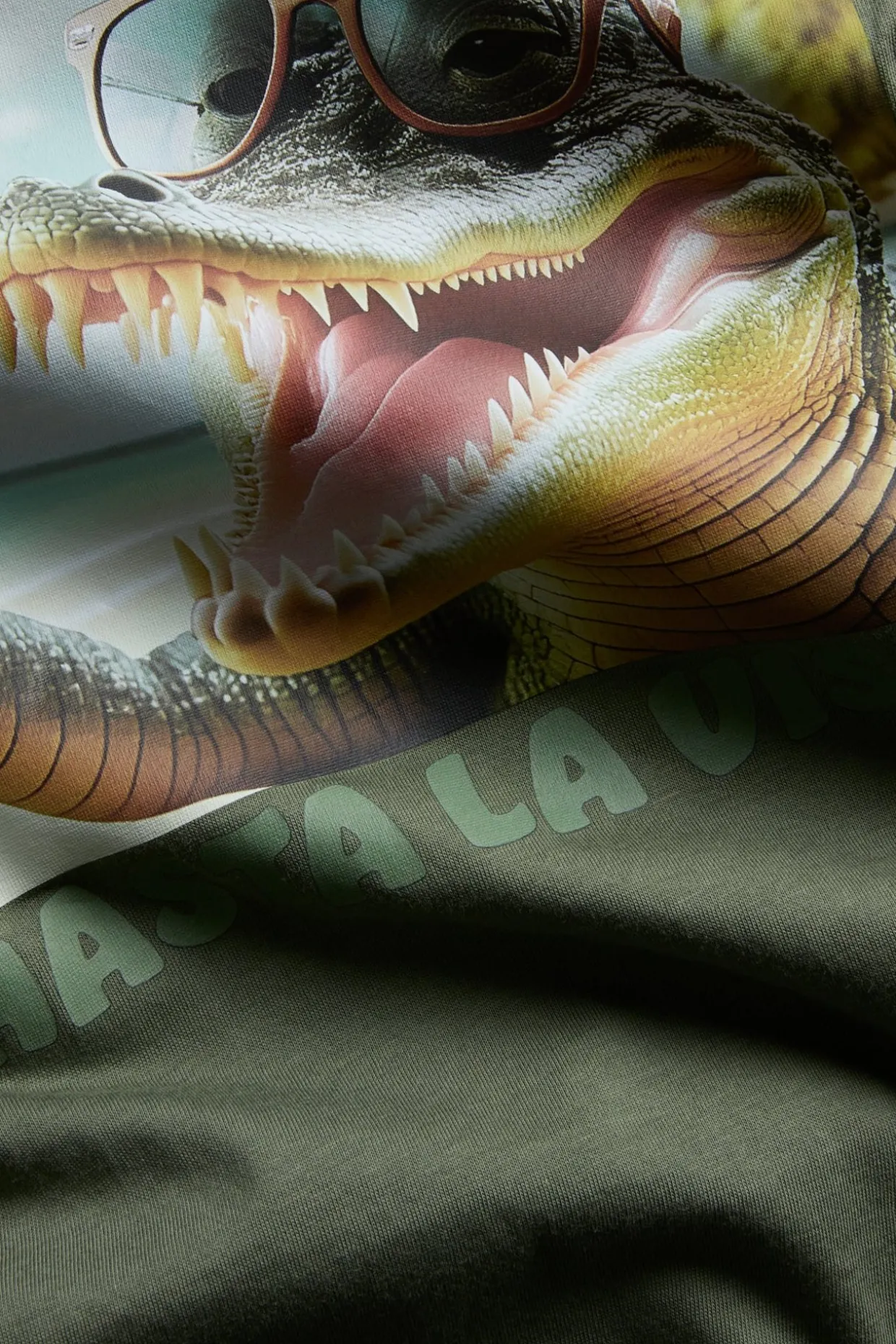 T-shirt z nadrukiem, z trykotu bawełnianego