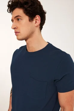 T-shirt z wzorem strukturalnym, regularny krój