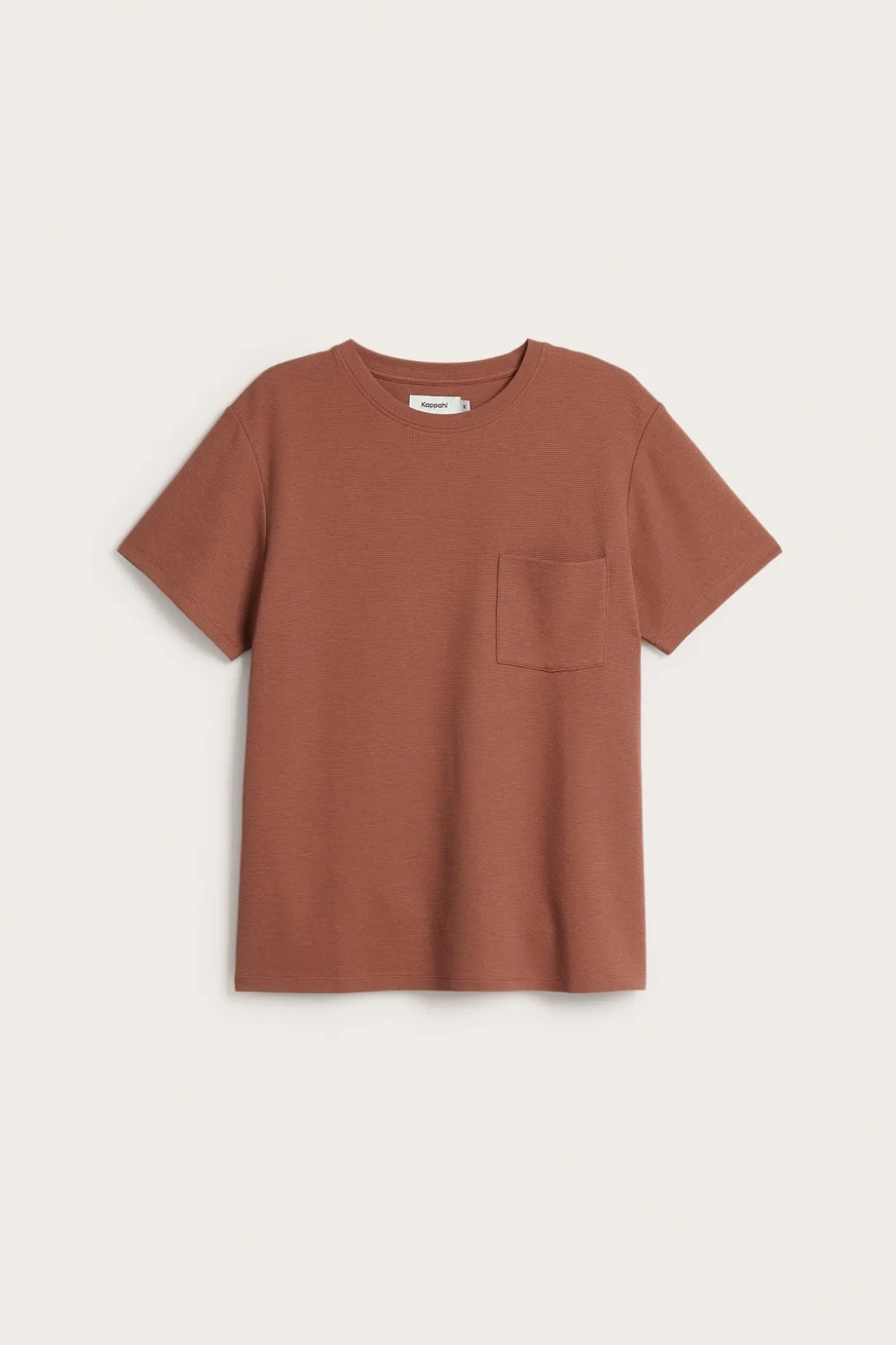 T-shirt z wzorem strukturalnym, regularny krój