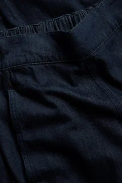 Wciągane jeansy barrel fit cropped