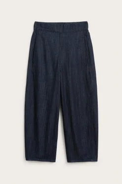 Wciągane jeansy barrel fit cropped