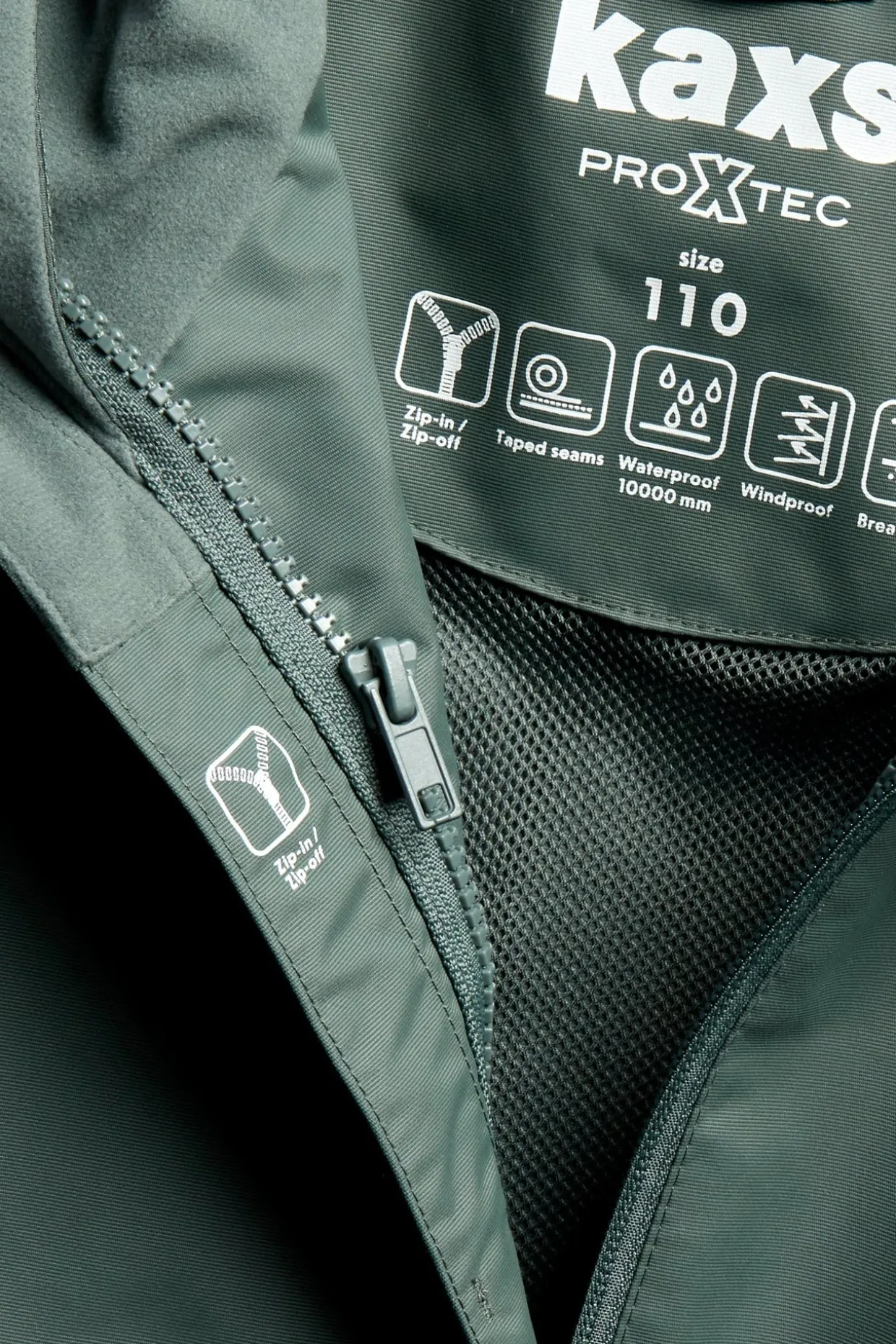 Wodoszczelna kurtka typu shell zip-in / zip-off Kaxs Proxtec