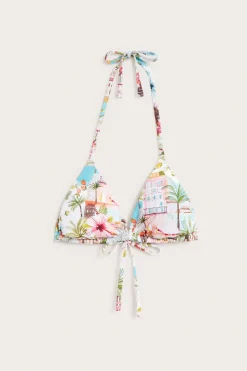 Wyściełany trójkątny stanik od bikini