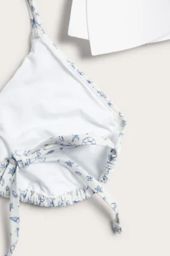 Wyściełany trójkątny stanik od bikini