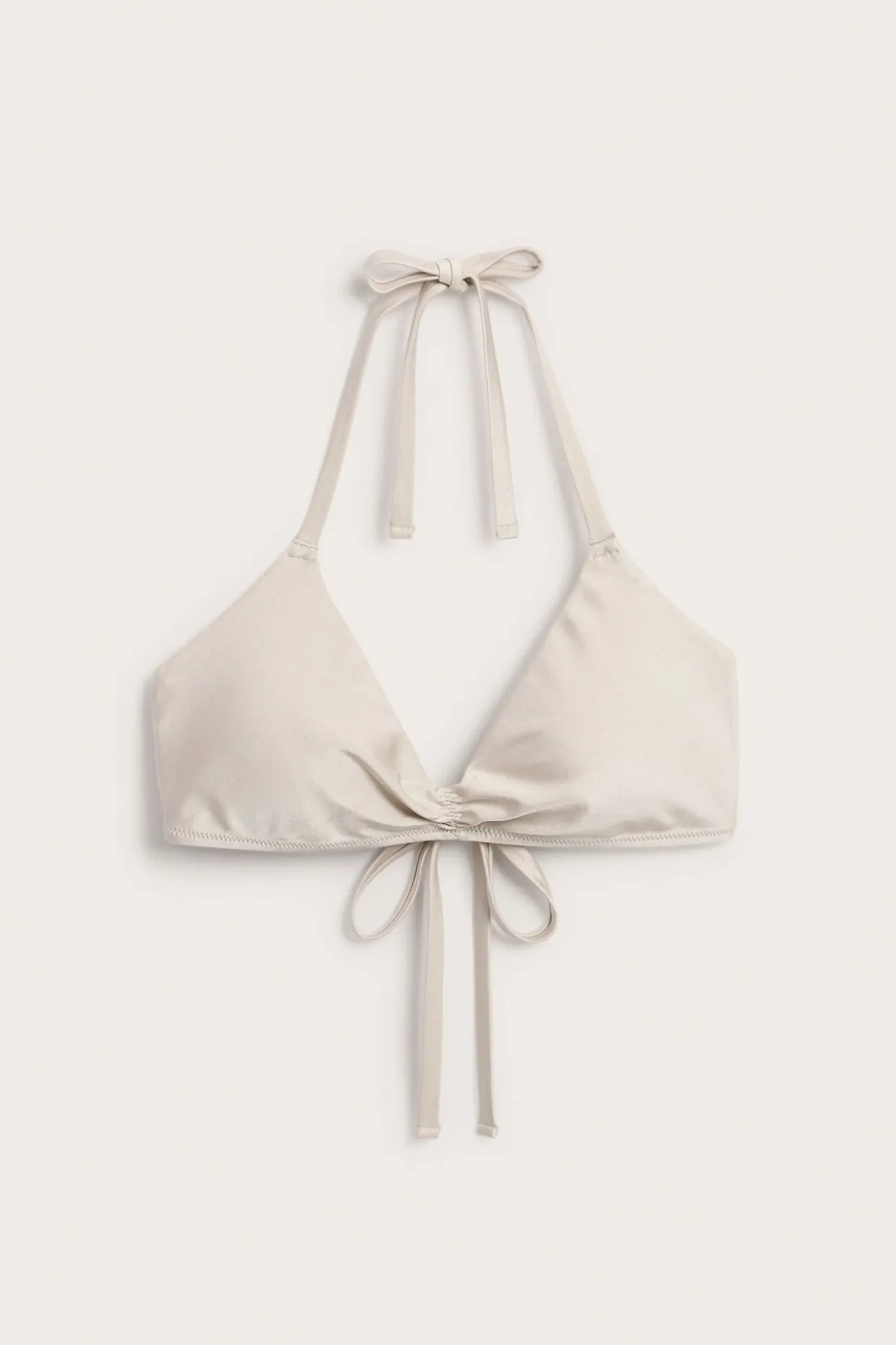 Wyściełany trójkątny stanik od bikini