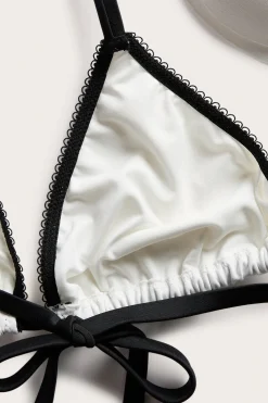 Wyściełany trójkątny stanik od bikini